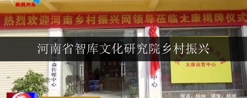 河南省智庫文化研究院鄉(xiāng)村振興