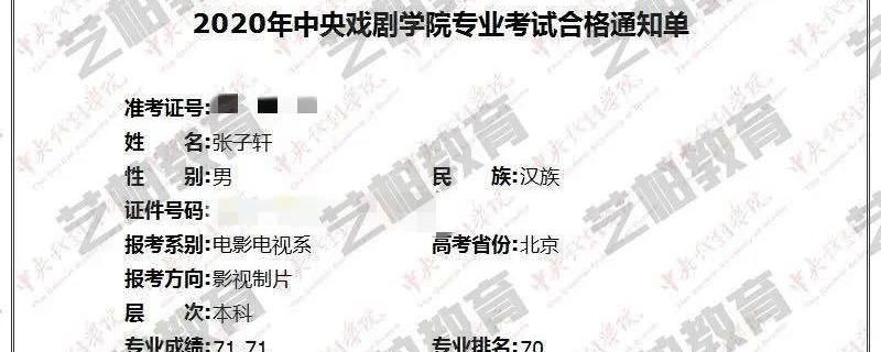 三校五證大滿貫張師兄的藝考逆襲之路
