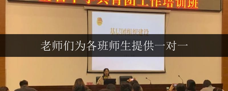 老師們?yōu)楦靼鄮熒峁┮粚?duì)一