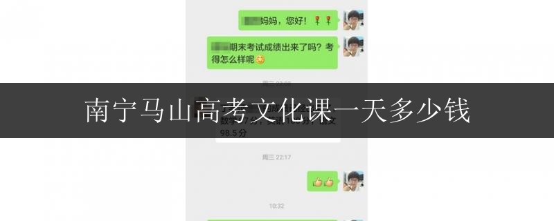 南寧馬山高考文化課一天多少錢(qián)