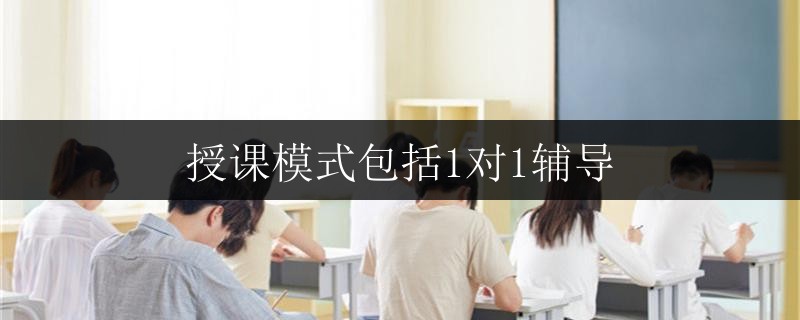 授課模式包括1對1輔導